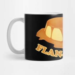 Flan-tastic pun funny design Mug